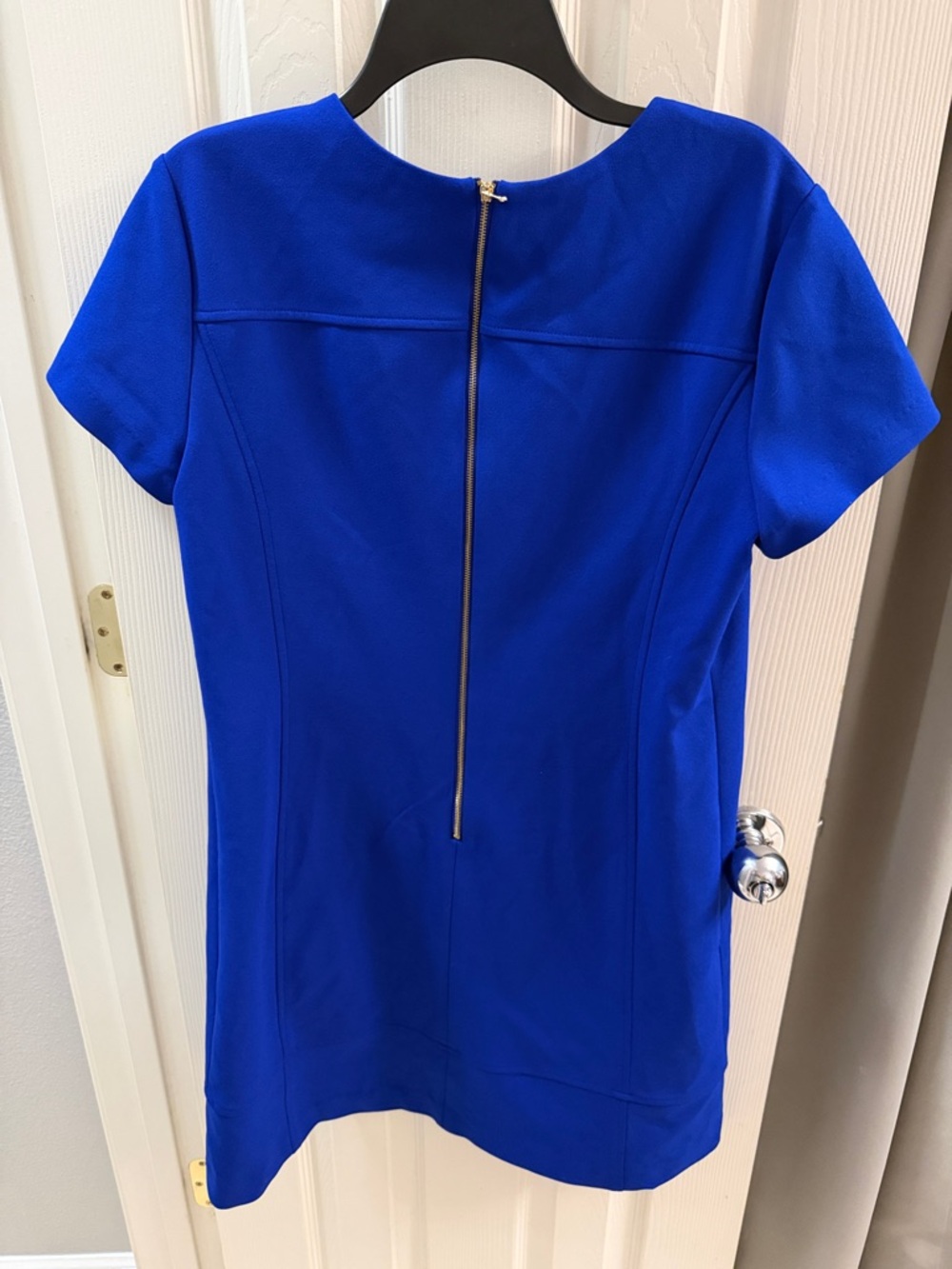 Betsey Johnson Royal Blue Short Sleeve Shift Dress - Picture 2 of 2